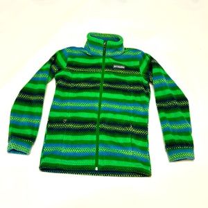 Columbia Kids Fleece Medium Size 10 / 12 Warm Fuzzy Outdoors Boys Girls Collar